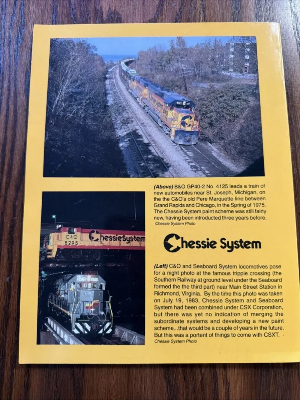 The Chessie Era by Thomas W. Dixon, Jr. - Paperback Book - Copyright 1990